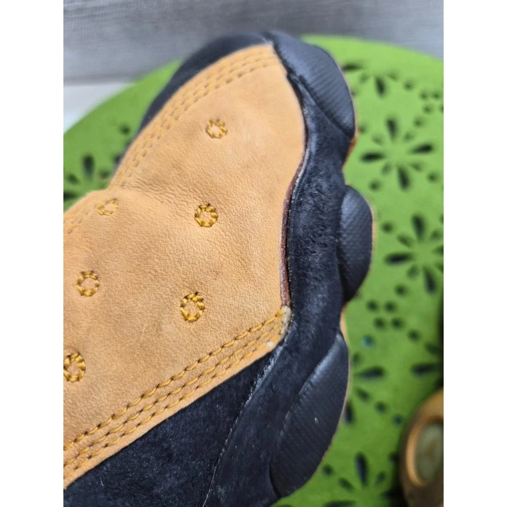 Air Jordan 13 Retro Low 136008-071 Mens 8.5 Shoes Black Brown Chutney Sneakers